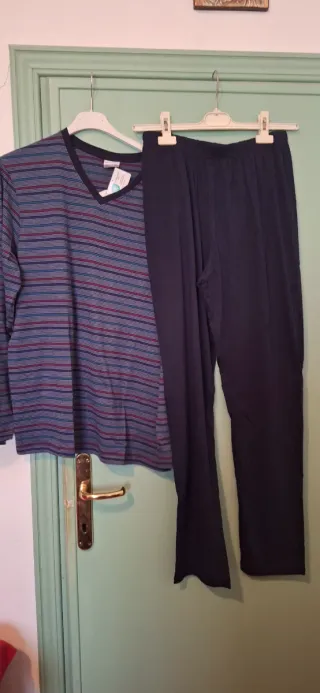 Pigiama uomo cotone righe