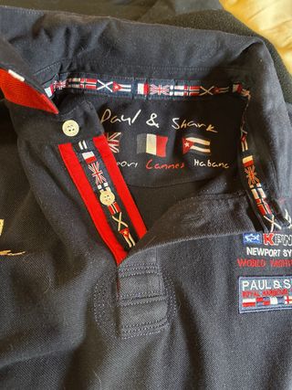 Polo náutico azul marino 