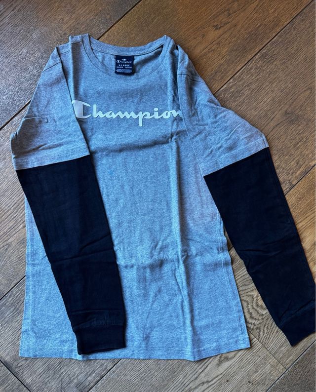 Lote 4 Camisetas Manga Larga Champion & Jack & Jon