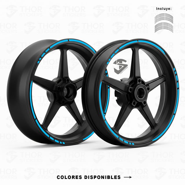 Pegatinas para llantas de moto