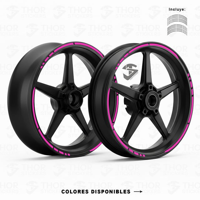 Pegatinas para llantas de moto