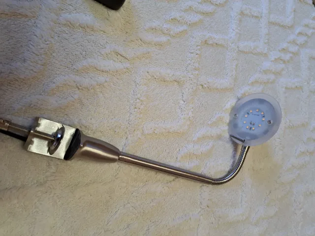 Lámpara Escritorio LED Flexible Pinza