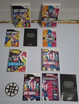 Pack Just Dance 3-4-2014-2016 Wii PAL España