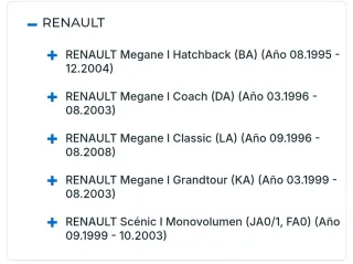 Tensor Correa Poli V Renault Megane Scenic