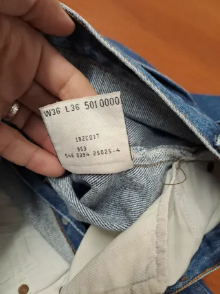 Pantalón Levi's 501XX Vintage Azul Talla M