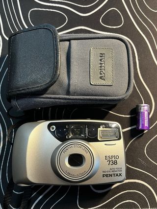 Fotocamera a pellicola Pentax Espio 738 - Top!