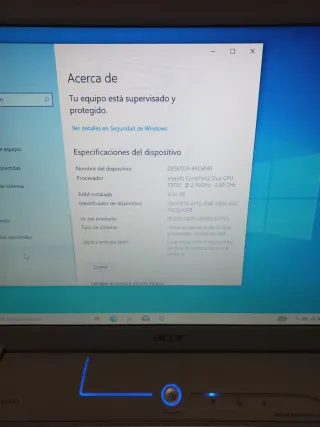 Portátil Acer Aspire Plata/Blanco