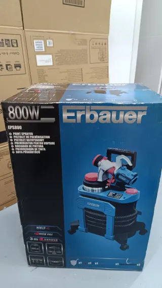 Pistola pintar Erbauer EPS800 800W HVLP a estrenar