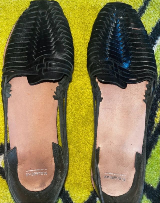 2 pares de sandalias marrones Lefties y negras Pul