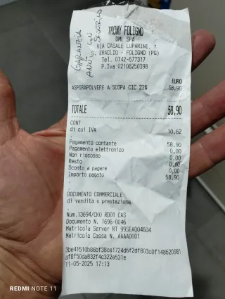 Ariete Handy Force One Aspirapolvere