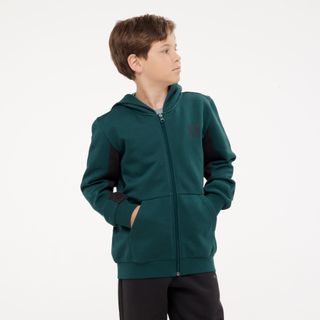 Chándal Puma Niños Verde Negro Poliéster