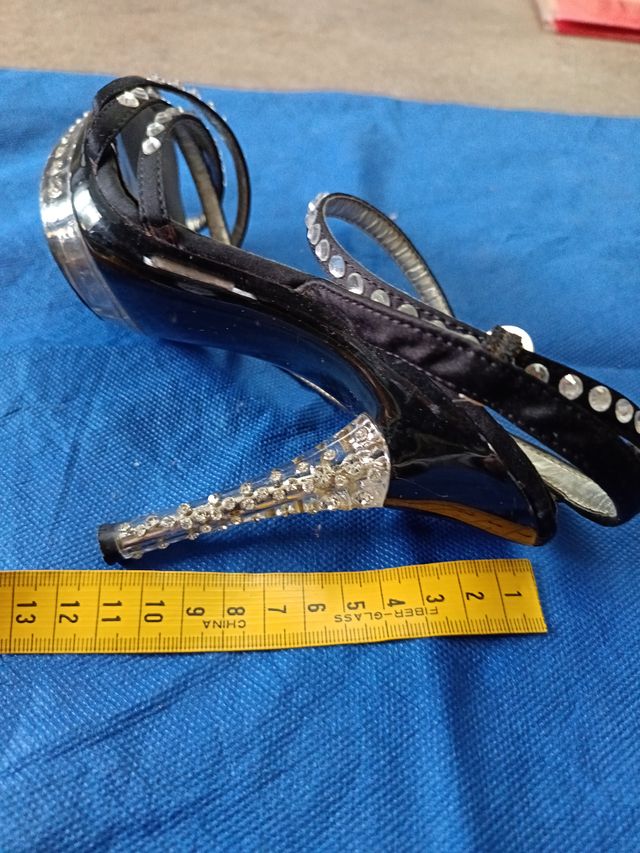 Sandali AGNES tacco alto con strass