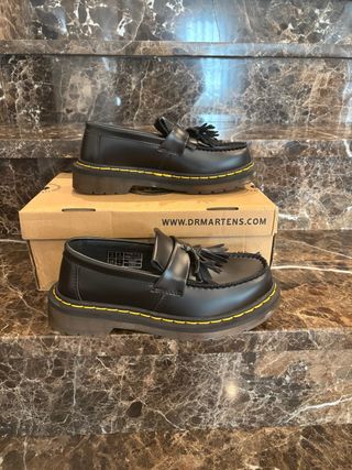 Mocassini Dr. Martens Adrian Black Stitch Smooth 