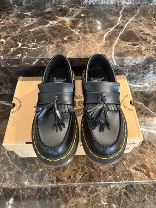 Mocassini Dr. Martens Adrian Black Stitch Smooth 