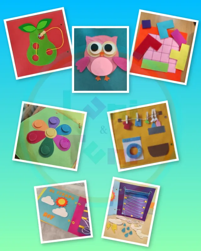 Libro de fieltro personalizado Desde 50€