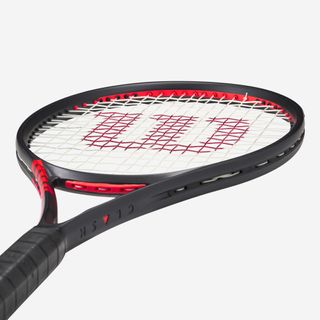 Raqueta de tenis adulto, Wilson Clash 100 L V3 negro naranja