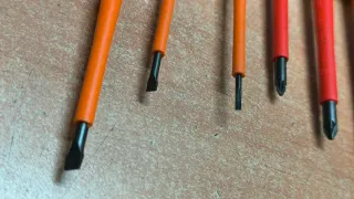 Juego 6 Destornilladores Electricista Aislados