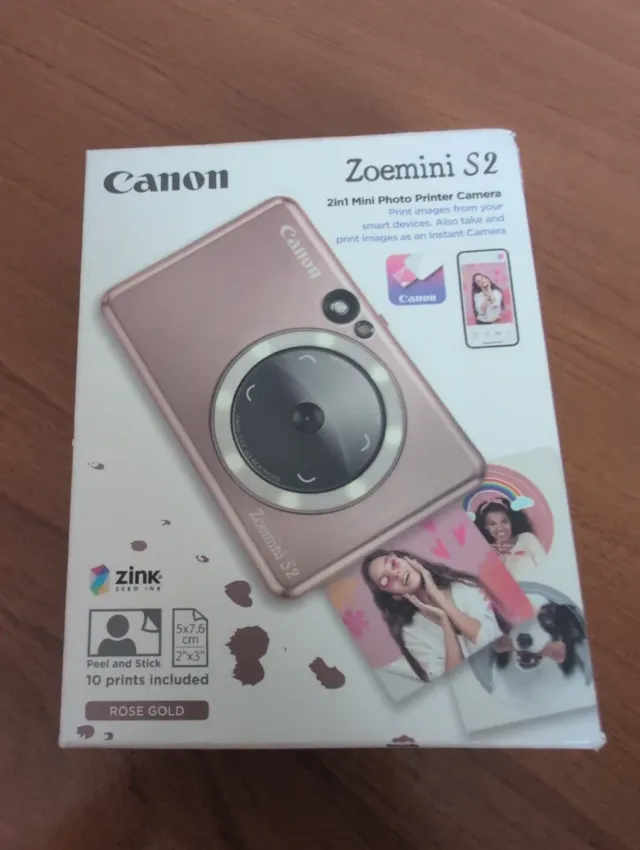 Canon Zoemini S2 Cámara Impresora Rosa