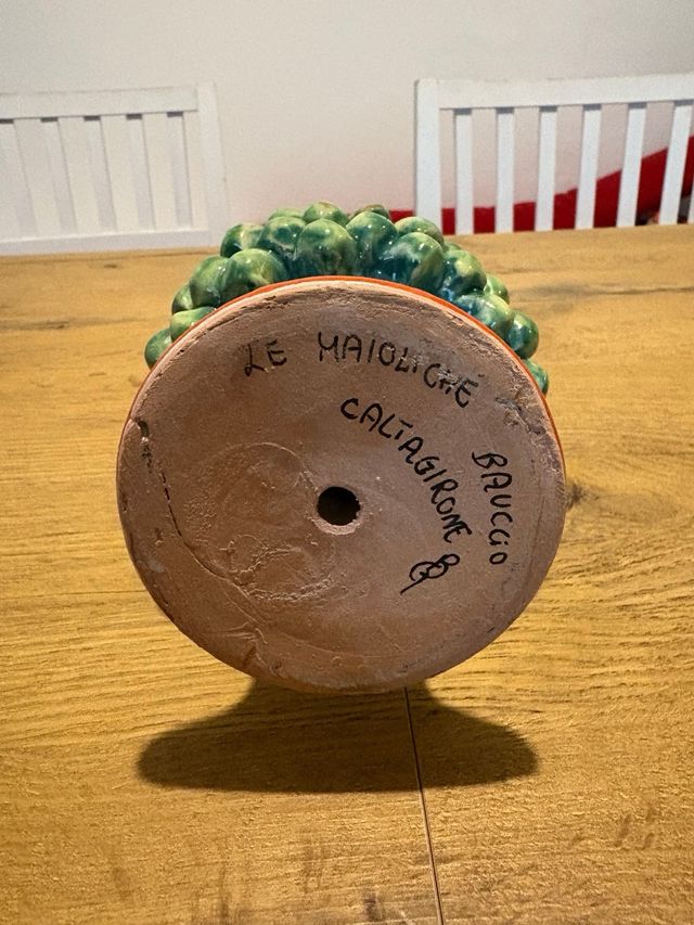 Pigna di Caltagirone ceramica decorata