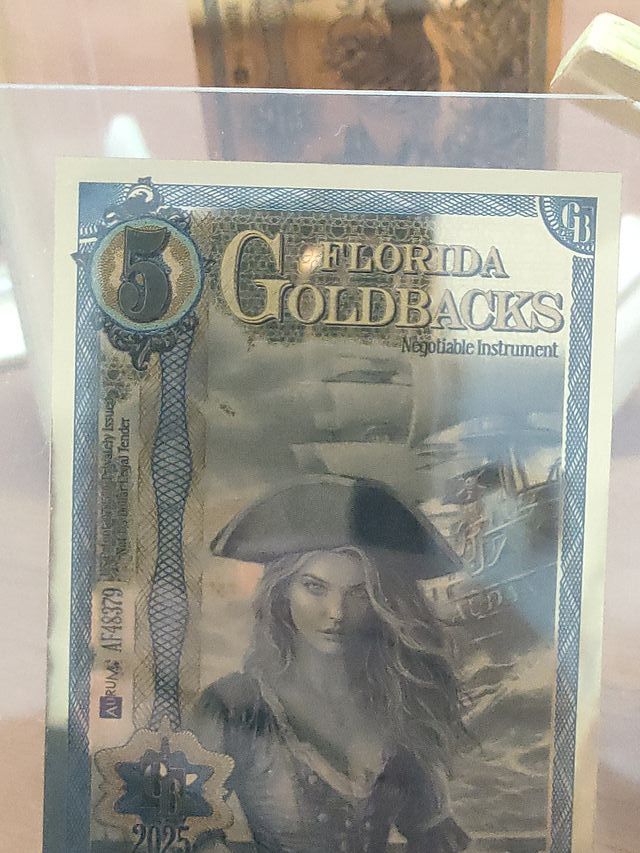 Billete Goldback Florida 1/200 oz Oro 24k