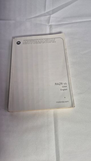 Manuale Originale Multilingua Motorola Razr V3