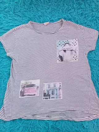 Camiseta Zara niña 11/12 años de rayas