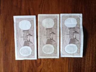 3 Banconote 10000 Lire Michelangelo