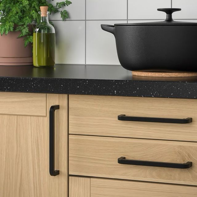 Tiradores IKEA BORGHAMN negro