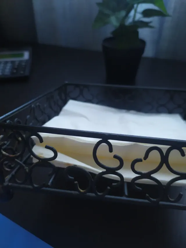 Servilletero Hierro Forja Diseño Calado