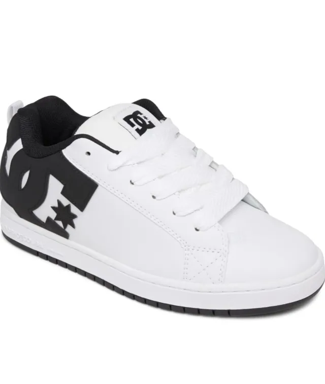 DC Shoes Court Graffik Hombre Negro/Blanco