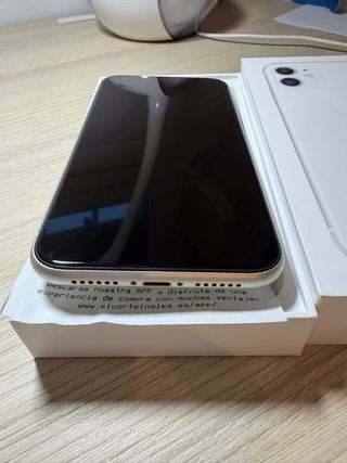 iPhone 11 128GB Negro + Caja, Funda y Cargador