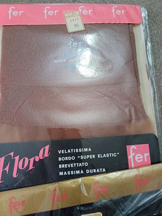 Calze autoreggenti vintage Fer