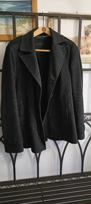 Cappotto Sisley Grigio Uomo