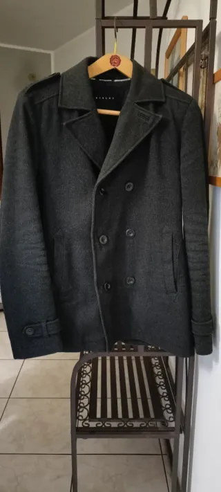 Cappotto Sisley Grigio Uomo