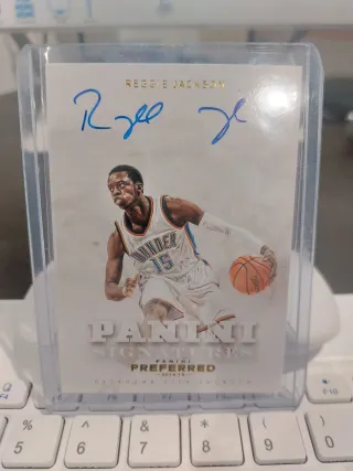 Panini Preferred Reggie Jackson Firma 2014-15