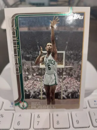 Tarjeta Bill Russell Celtics Topps