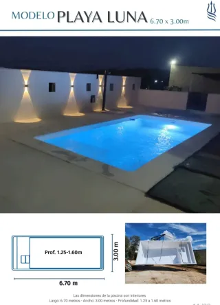 Piscinas de poliéster (varios modelos)
