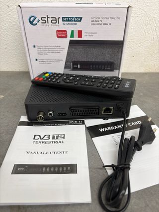 TDT e-star T2-618 UHD H.265 HEVC Nuevo a estrenar