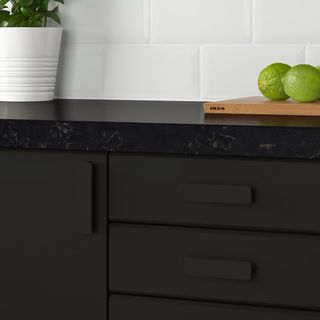 Tiradores IKEA HACKÅS negro