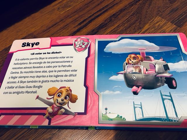 Libro Puzzle Patrulla Canina 4 Puzzles