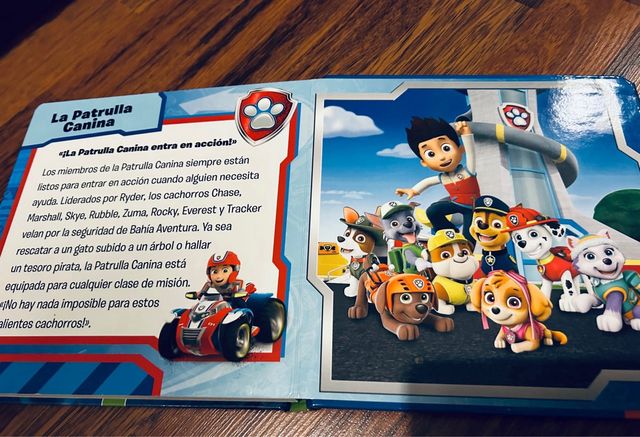 Libro Puzzle Patrulla Canina 4 Puzzles