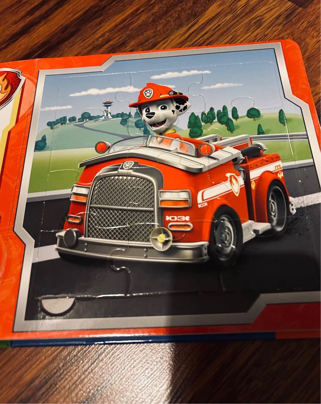 Libro Puzzle Patrulla Canina 4 Puzzles