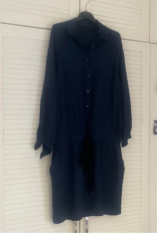 Vestido azul petróleo Purificación García T42