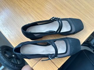 Zapatos Zara Negros Malla