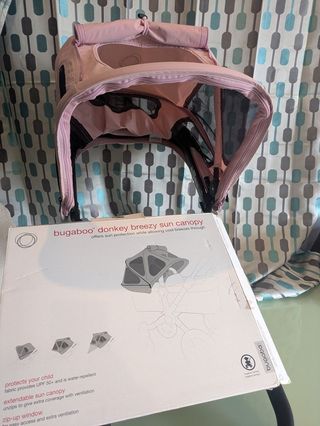 CAPOTA ROSA SOFT PINK BUGABOO DONKEY SOLO CAPOTA!!