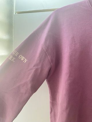 Sudadera Pull&Bear Rosa oversize