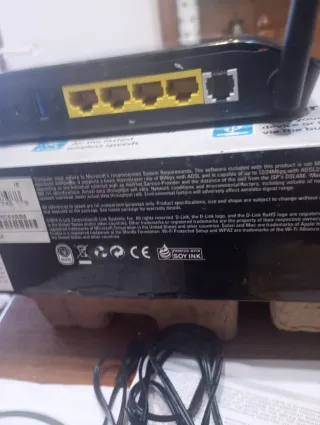 Router Modem ADSL2+ Wireless N300 D-Link DSL-2750B