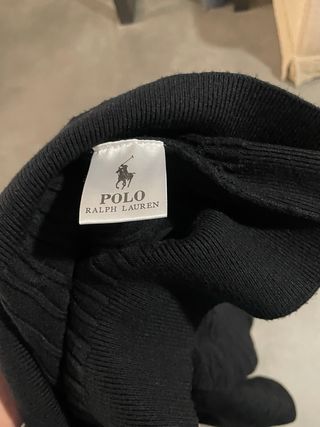 Jersey Polo Ralph Lauren Negro Cable Knit