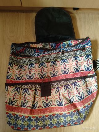 Mochila bolso mujer  estilo bohemio/étnico tela