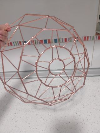 Frutero Cobre Geométrico